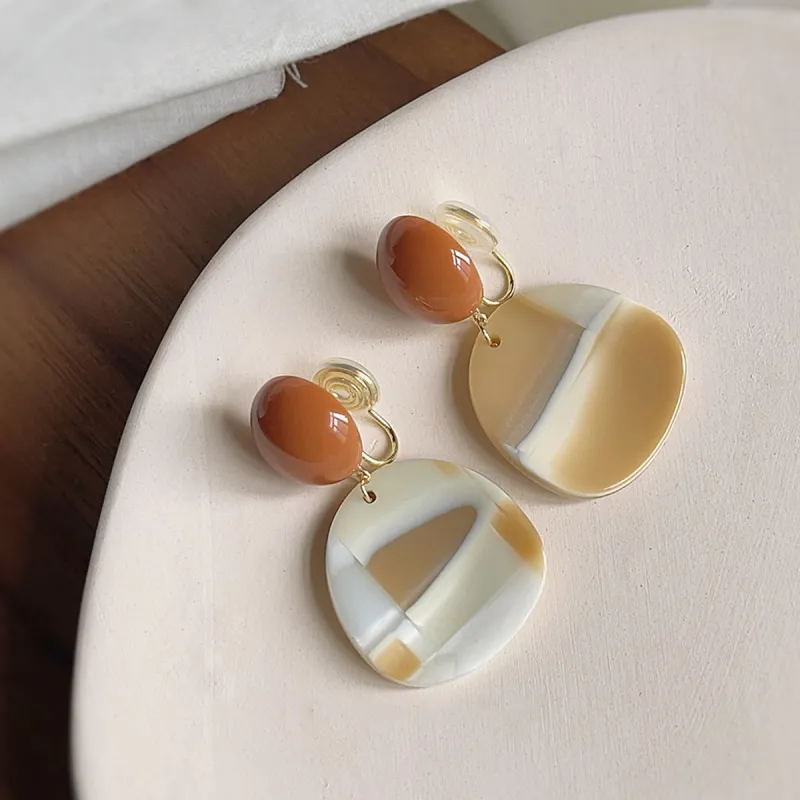 DTOTO Alloy Clip On Earrings Unisex-2