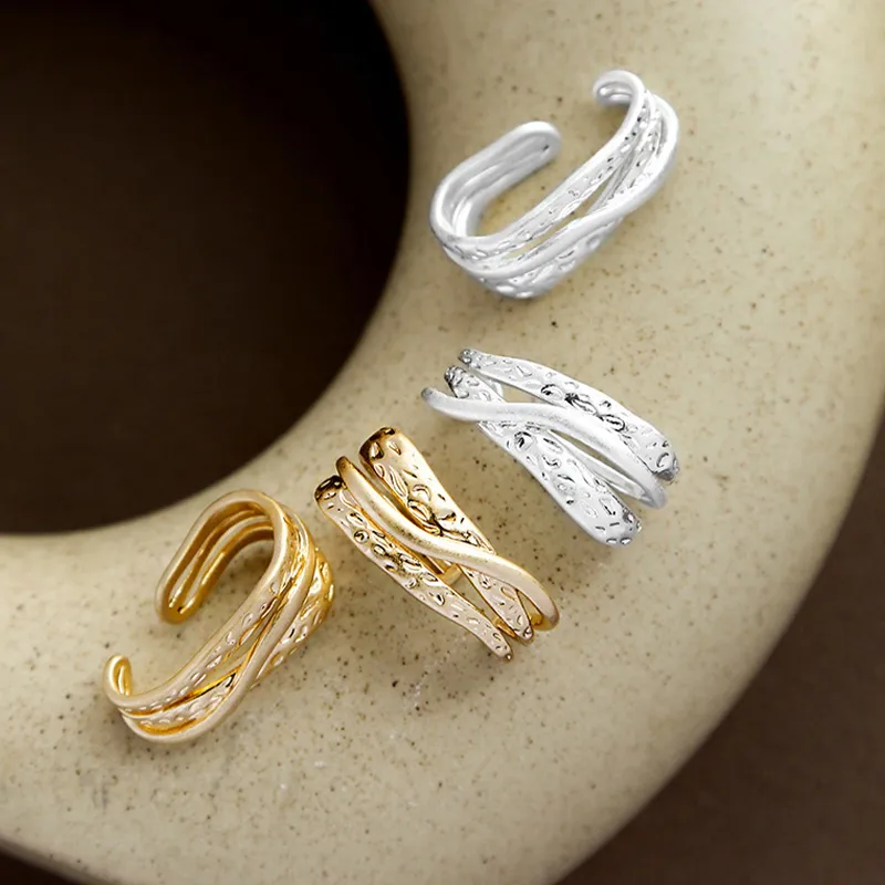 DTOTO Alloy Clip On Earrings Unisex-3