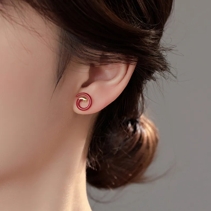 DTOTO S925 Silver Stud Earrings Women's-4