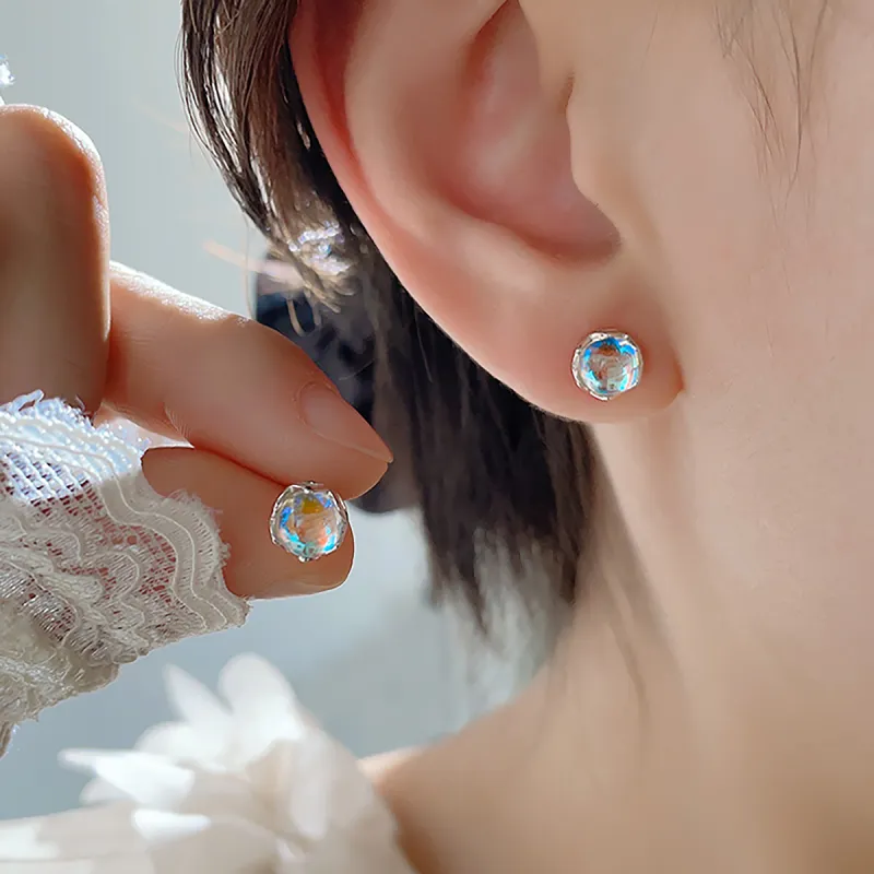 DTOTO S925 Silver Stud Earrings Unisex-1