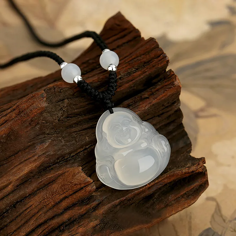 DTOTO Chalcedony Jade Necklaces Unisex-3