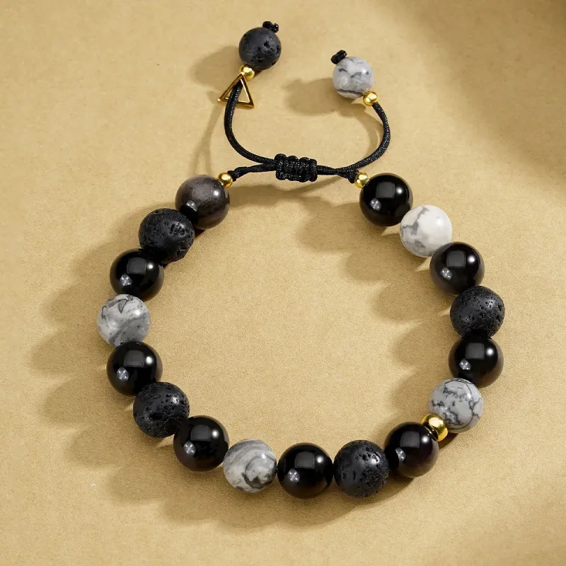 DTOTO Obsidian Bracelets Unisex-1