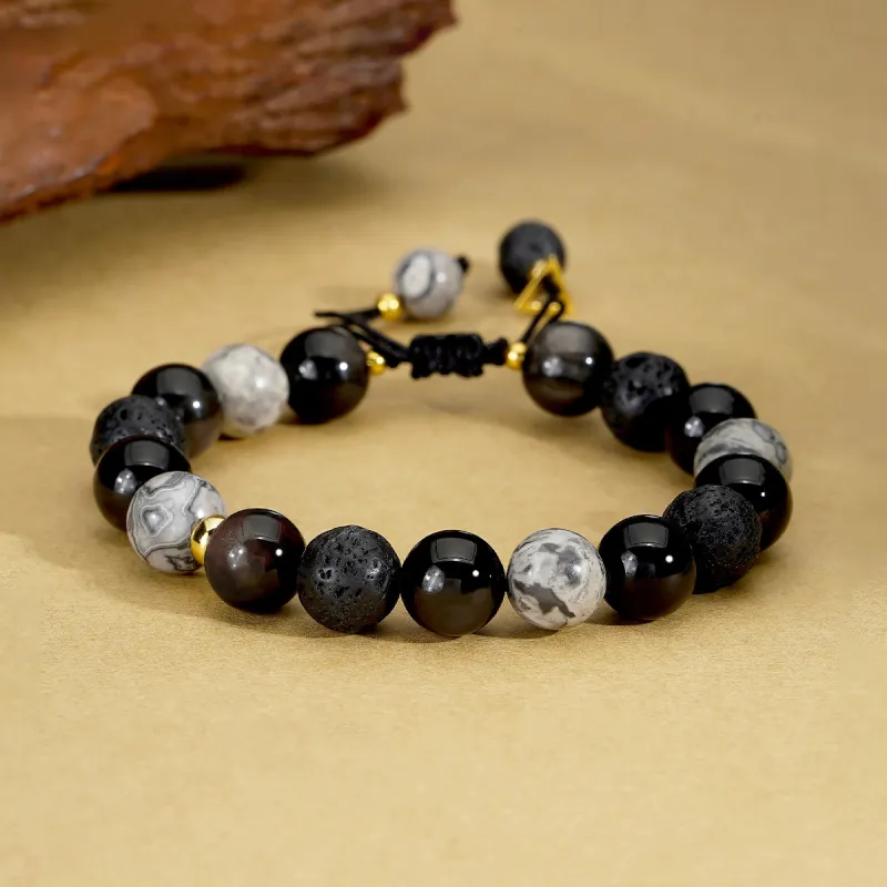 DTOTO Obsidian Bracelets Unisex-2