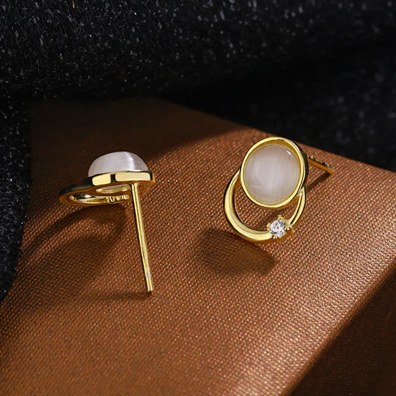 DTOTO 999 Fine Silver Stud Earrings Unisex-5