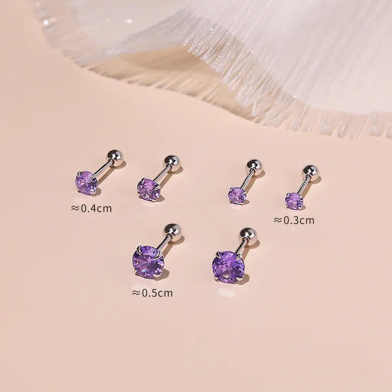 DTOTO S999 Fine Silver Stud Earrings Unisex-24