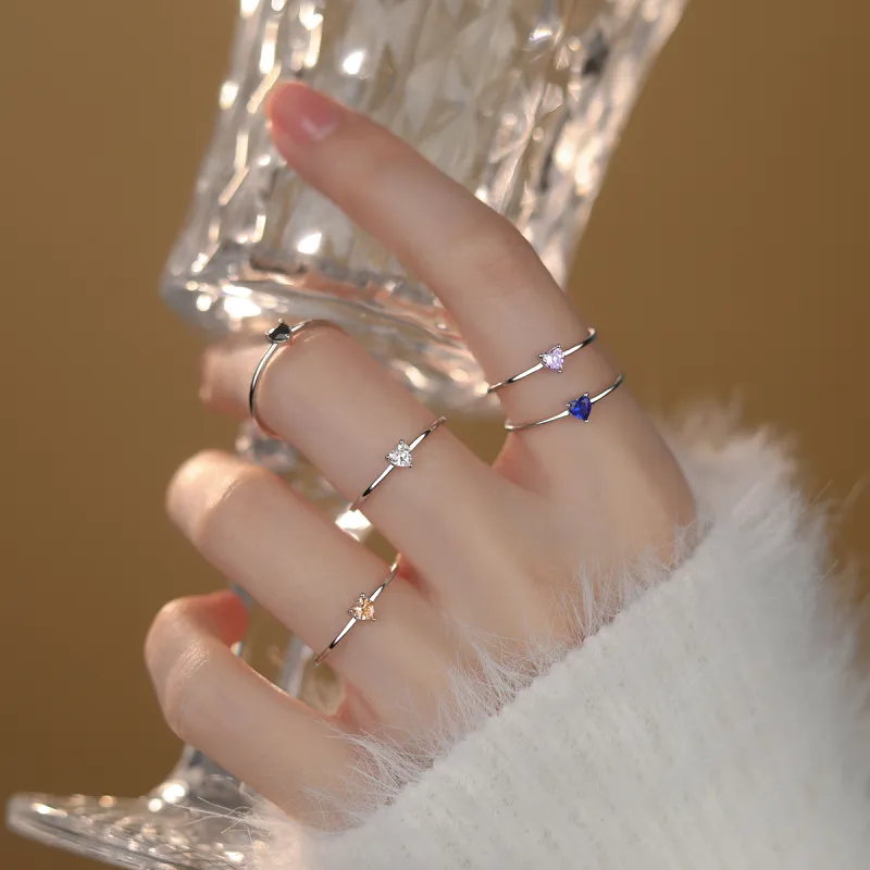 DTOTO 925 Sterling Silver Rings Unisex-5
