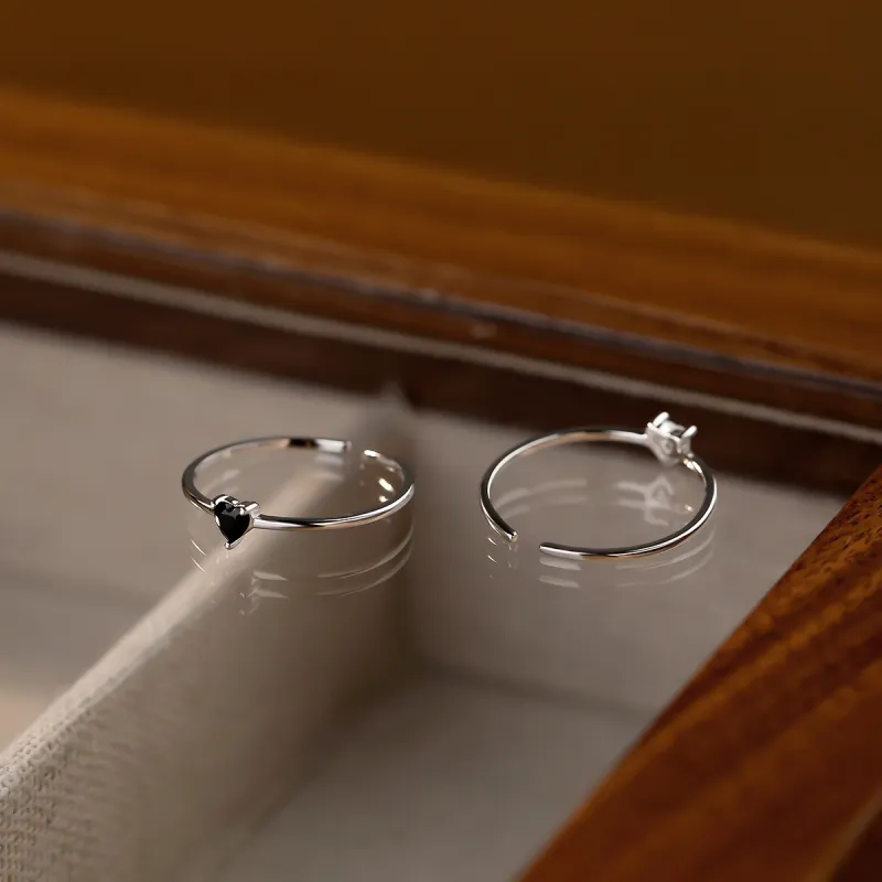 DTOTO 925 Sterling Silver Rings Unisex-8