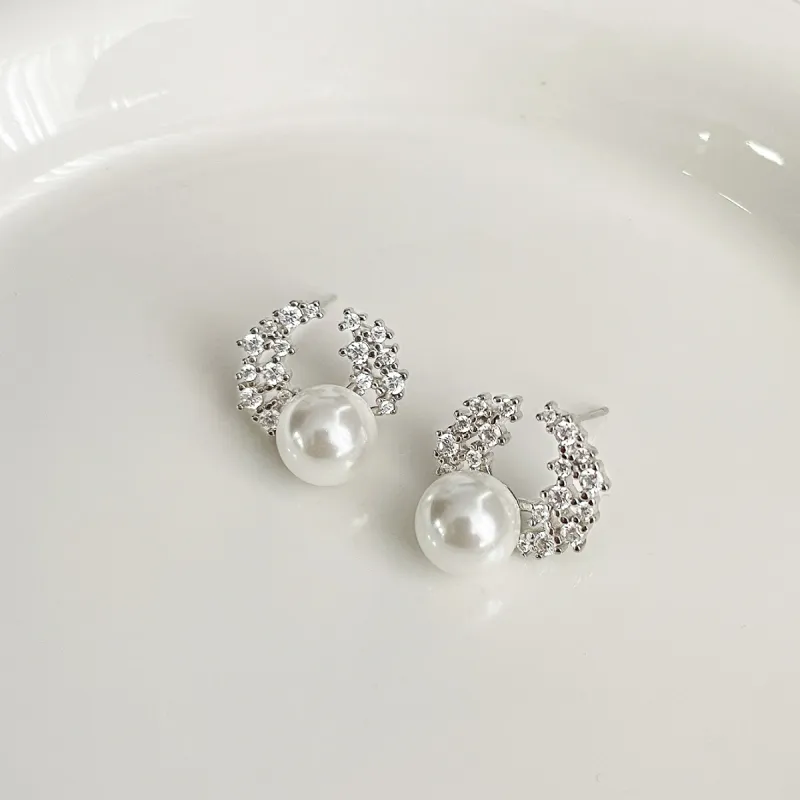 DTOTO S925 Silver Stud Earrings Unisex-2