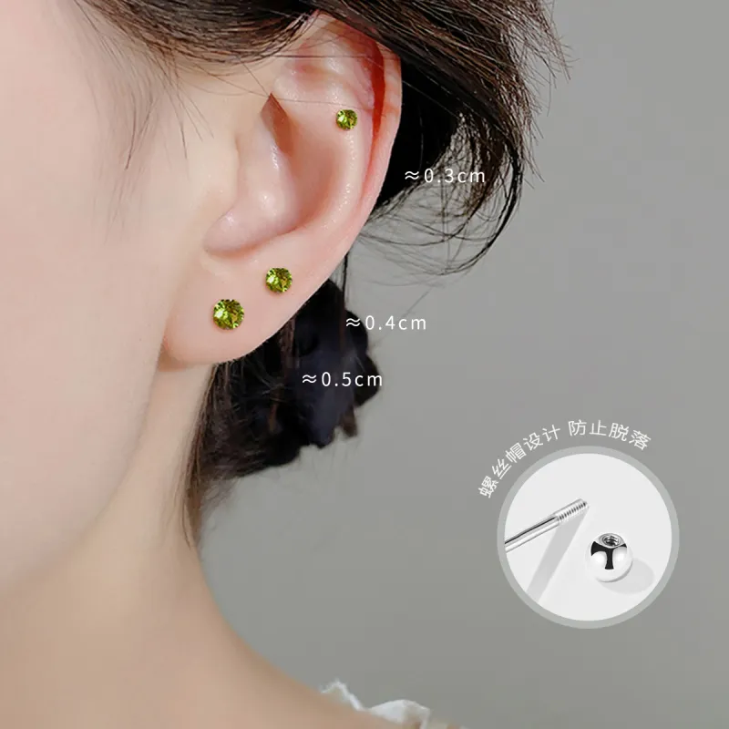 DTOTO S999 Fine Silver Stud Earrings Unisex-16