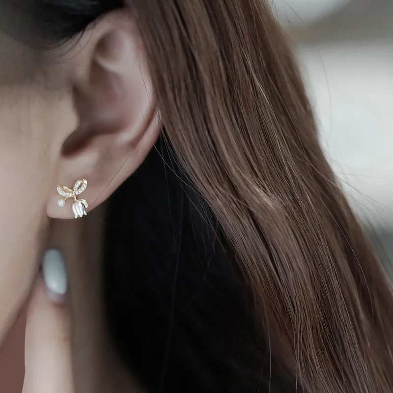 DTOTO S925 Silver Stud Earrings Unisex-3