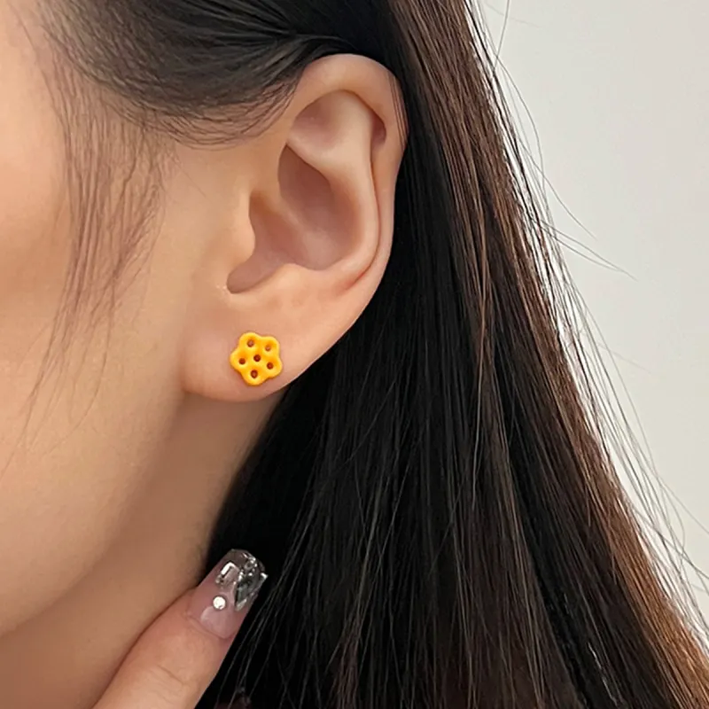 DTOTO 999 Fine Silver Stud Earrings Unisex-9
