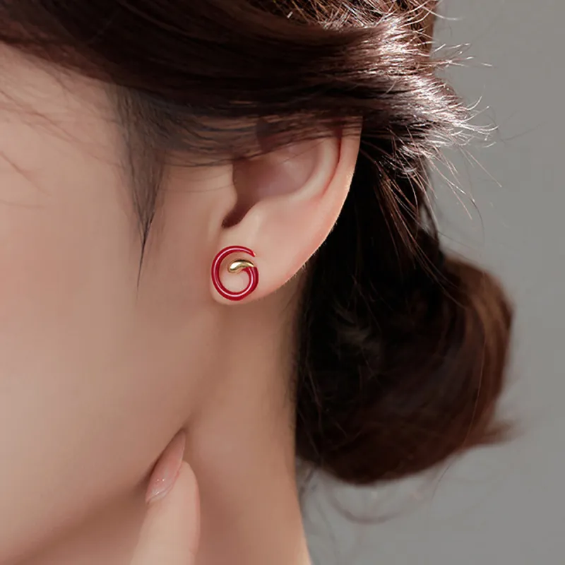 DTOTO S925 Silver Stud Earrings Women's-2