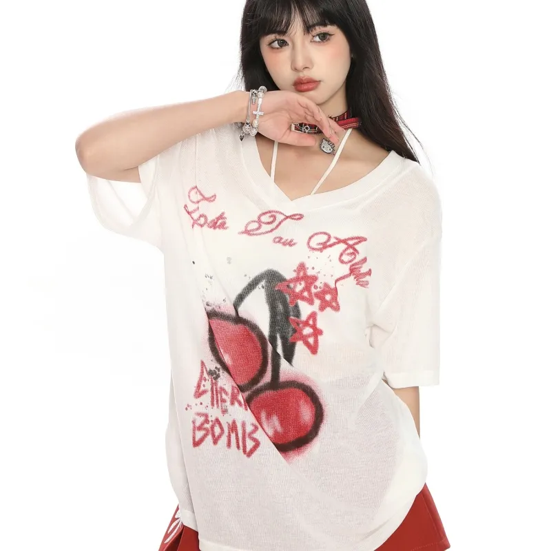 ZWMH T Shirts Women's White-5