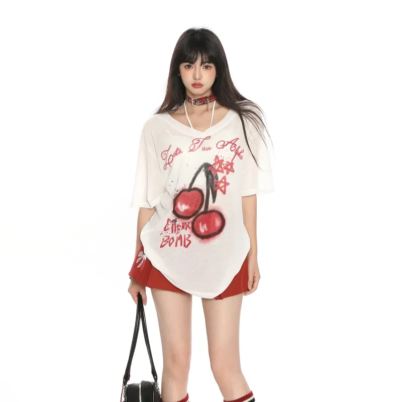 ZWMH T Shirts Women's White-4