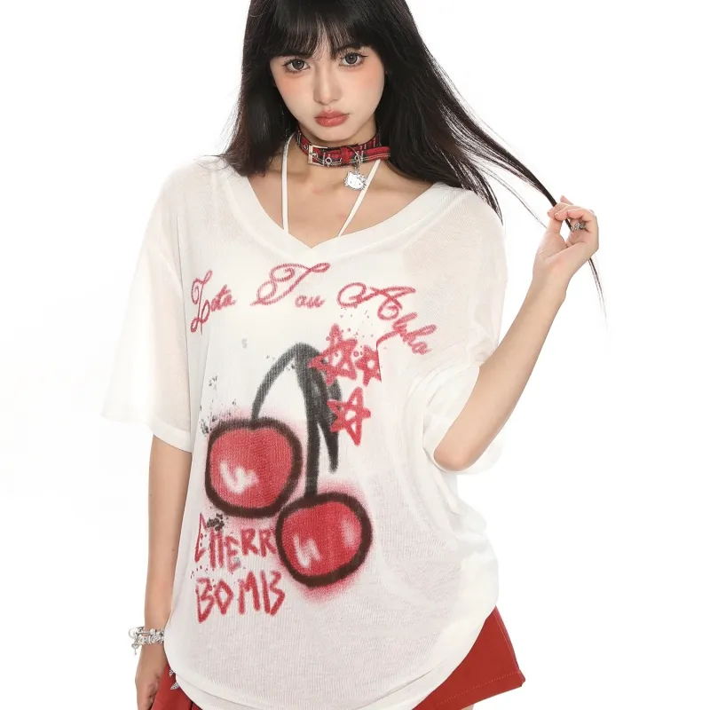 ZWMH T Shirts Women's White-3