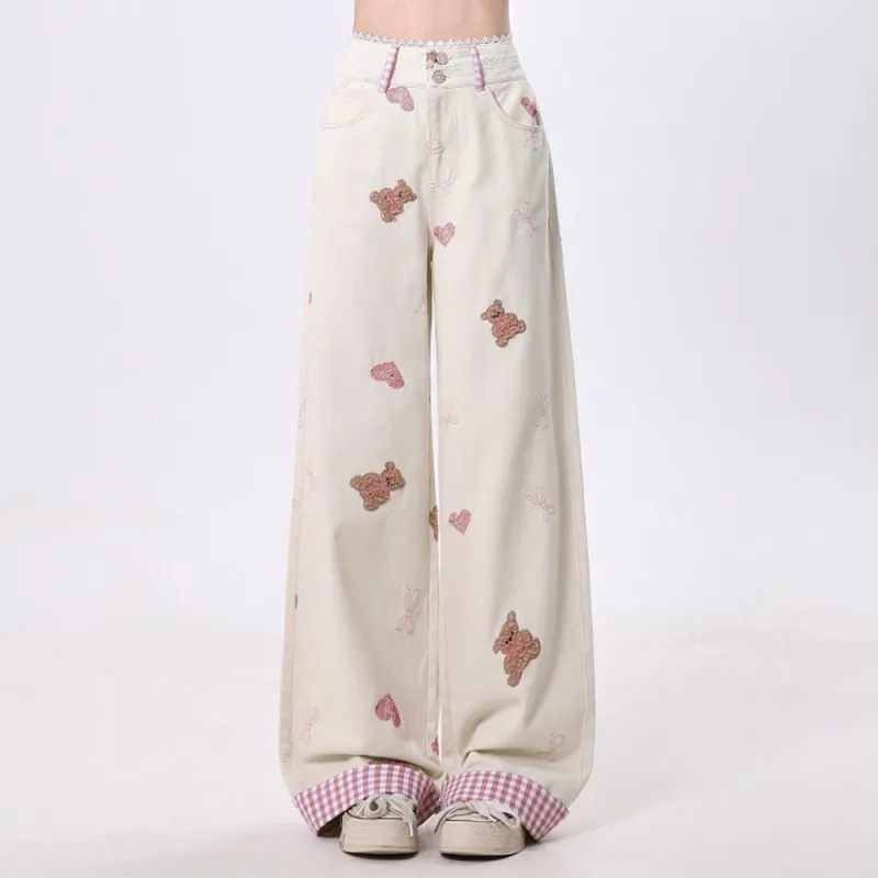 Lizisw Casual Pants Women's Pink-4