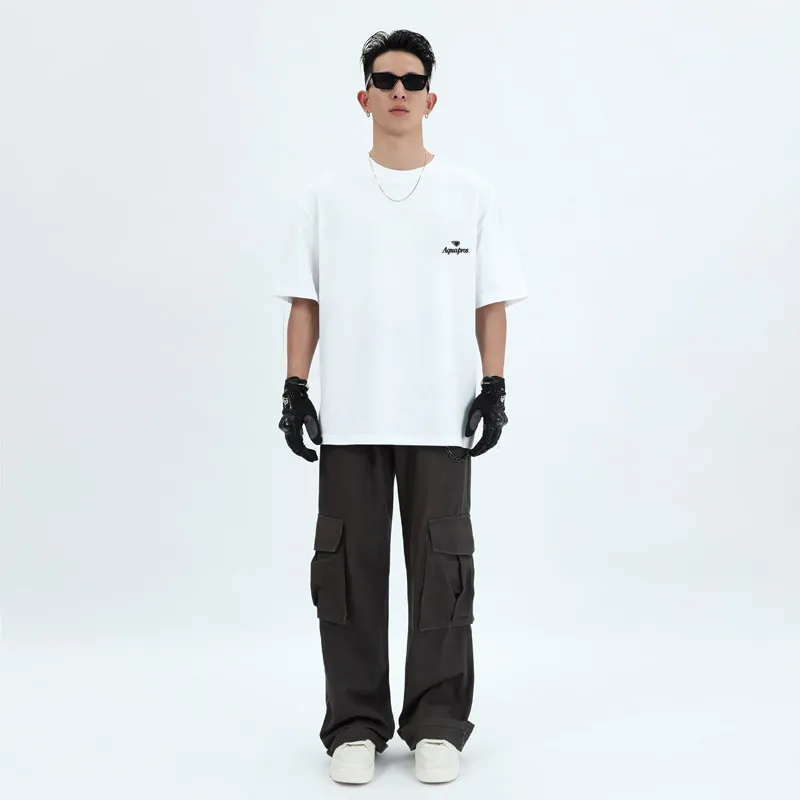 AQUAPROS T Shirts Unisex White-2