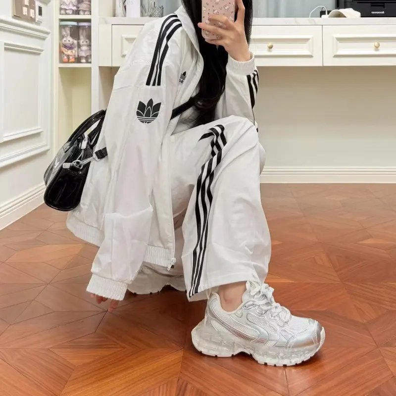 VKOI 1999 Rubber Sole Height Increasing Lightweight Slip Resistant Low Top Chunky Sneakers Women's-2