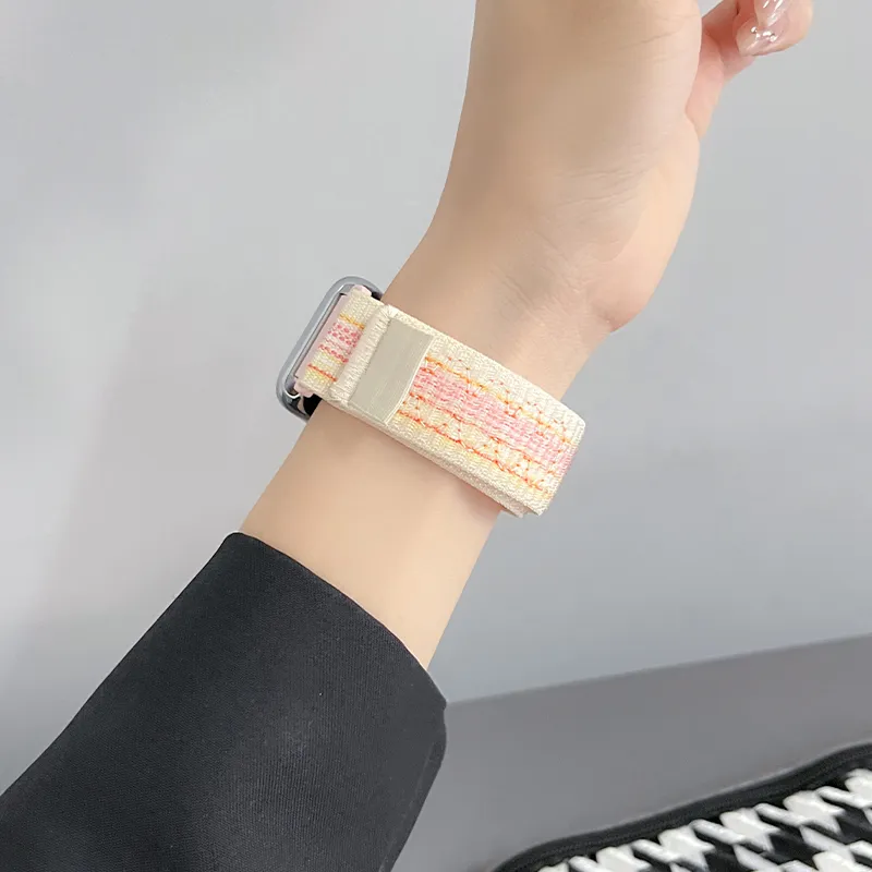 Fly Watch Band Xiaomi Compatibility Previous Season Yarn Loop Patch Material-7