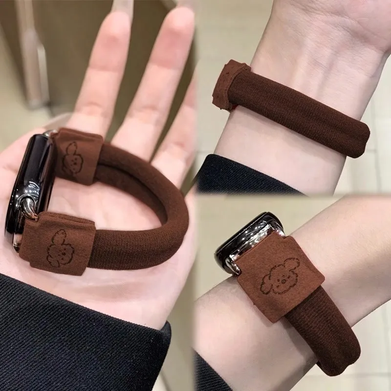Fly Xiaomi Compatibility Watch Band Elastic String Hair Tie Material-5