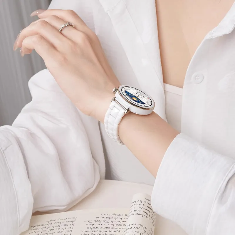 Fly Huawei Compatibility Watch Band Ceramic Material-3