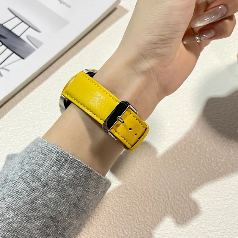 Fly Watch Band Xiaomi Compatibility Leather Material-3