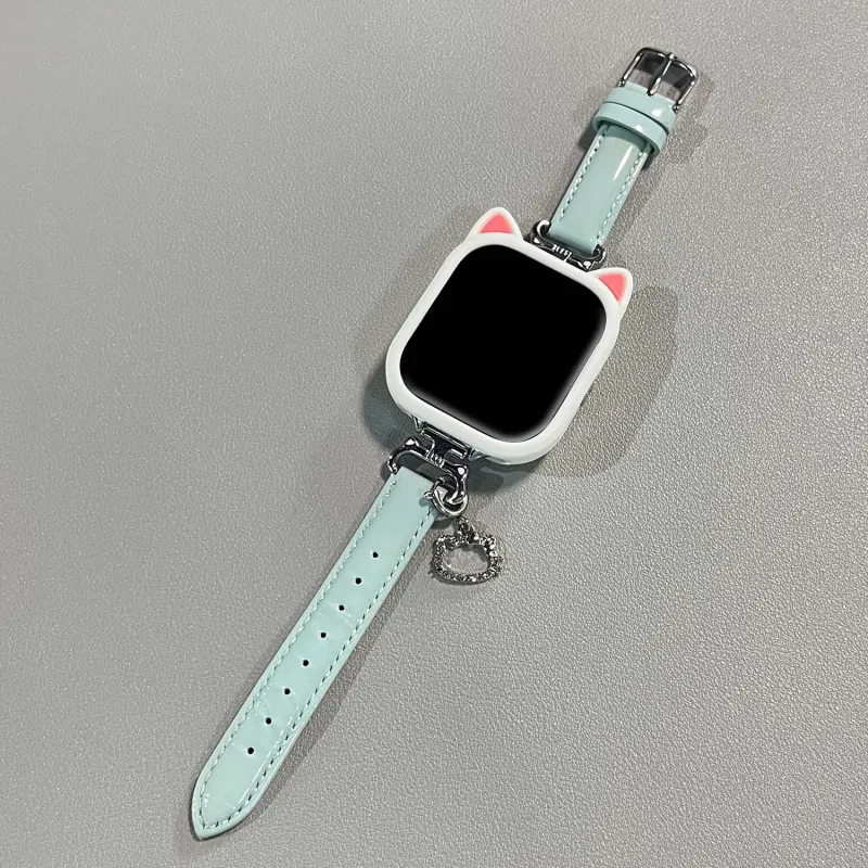 Fly Red Beige Compatibility Watch Band Leather, Metal-13