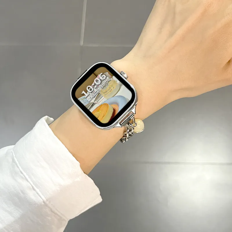 Fly Xiaomi Red Beige Compatibility Watch Band Glass Material-3