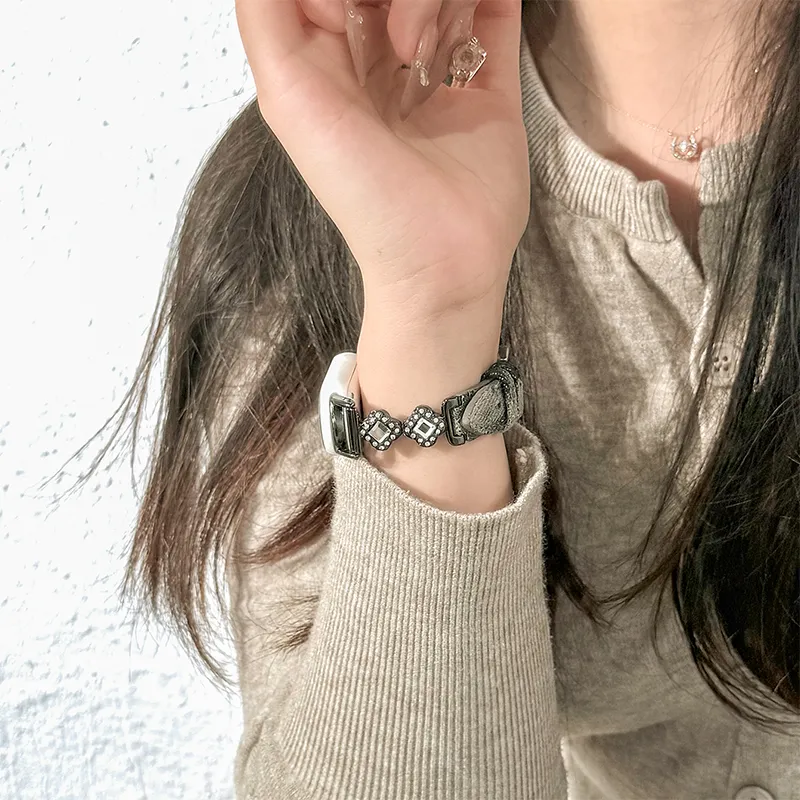 Fly Xiaomi Compatibility Watch Band Denim Material-1