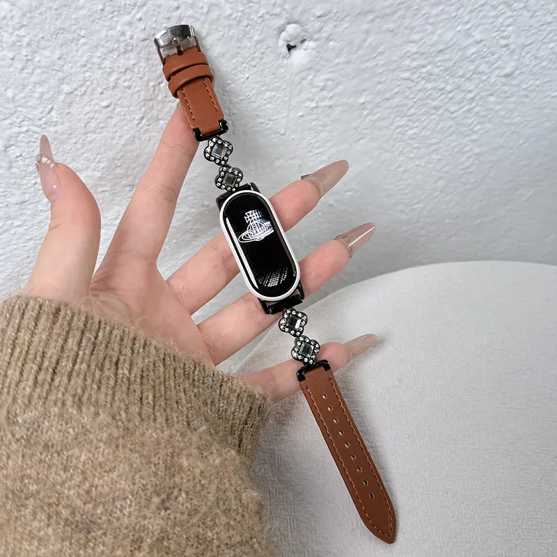 Fly Xiaomi Compatibility Watch Band 206mm Leather-3