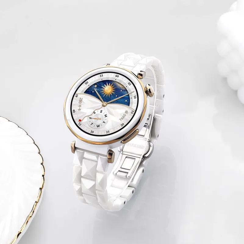 Fly Huawei Compatibility Watch Band Ceramic Material-1