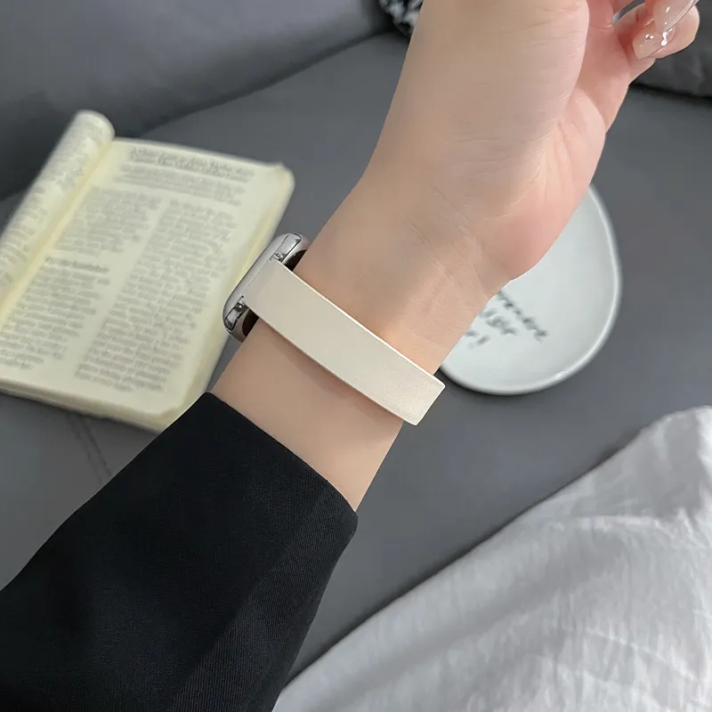 Fly Apple Compatibility Watch Band Leather-4
