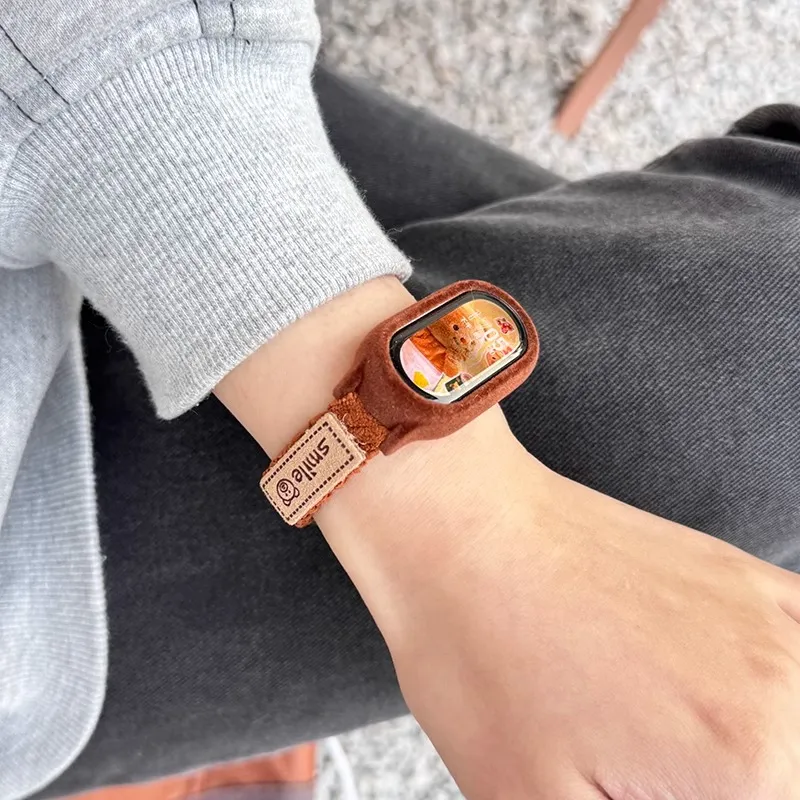 Fly Xiaomi Compatibility Watch Band 145~210mm Corduroy Material-4