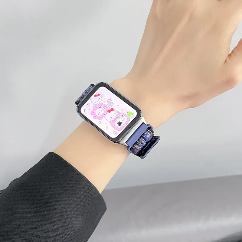 Fly Watch Band Xiaomi Compatibility Previous Season Yarn Loop Patch Material-9