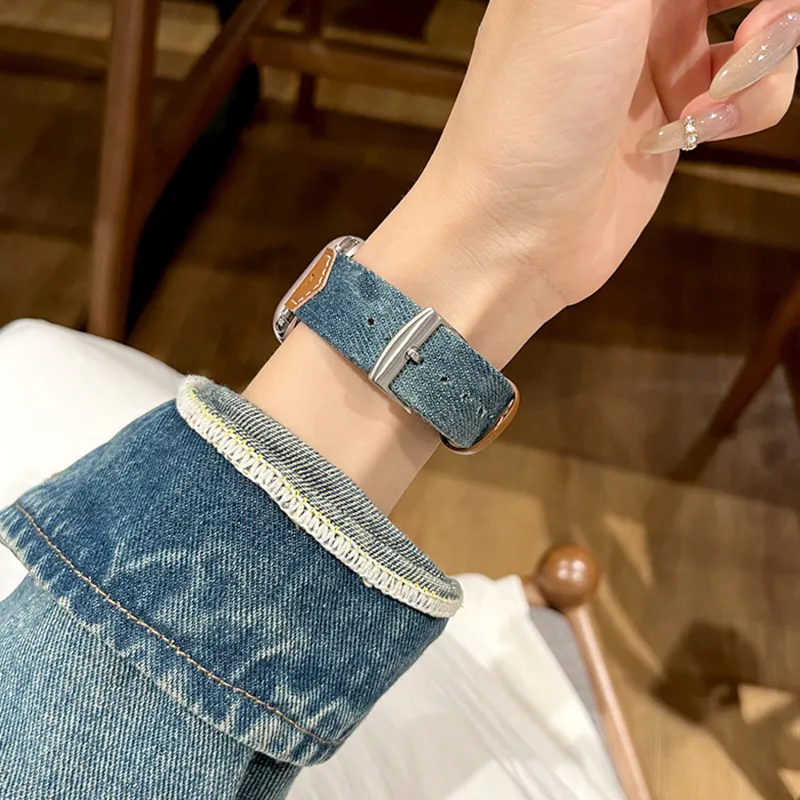 Fly Apple Compatibility Watch Band Canvas Material-4