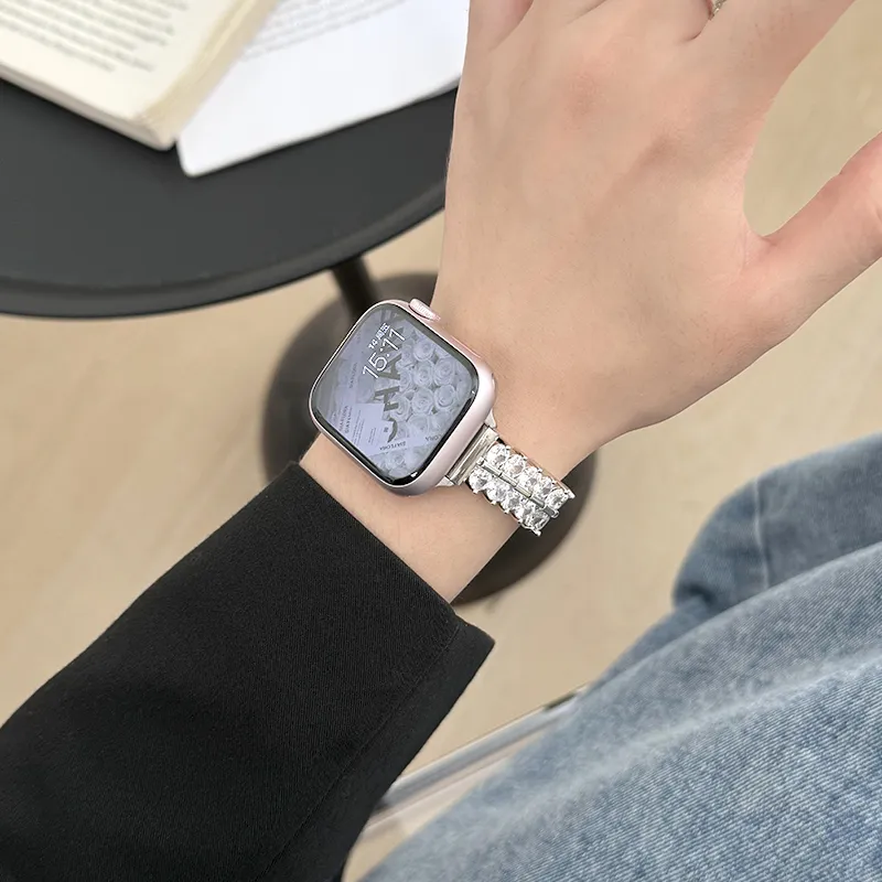 Fly Watch Band Apple Compatibility Zircon Material-4
