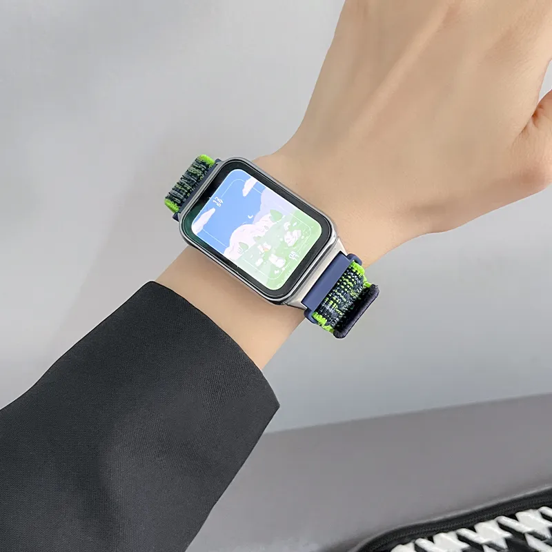 Fly Watch Band Xiaomi Compatibility Previous Season Yarn Loop Patch Material-5