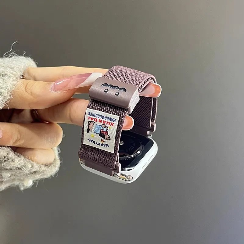 Fly Apple Compatibility Watch Band 145~200mm Fabric Material-2