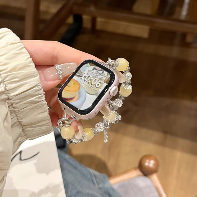 Fly Watch Band Apple Compatibility Glass Beads Material-3