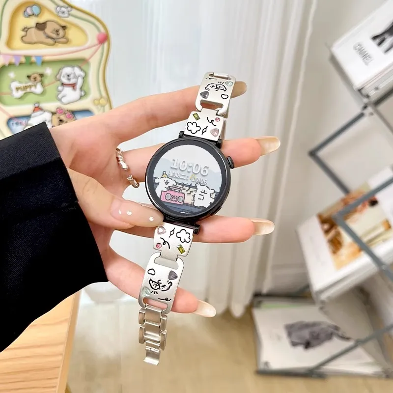 Fly Huawei Compatibility Watch Band Metal-6