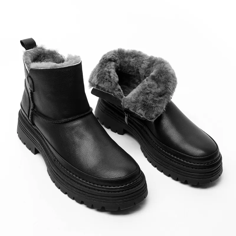 Paladin Short Snow Boots Men's Black-2