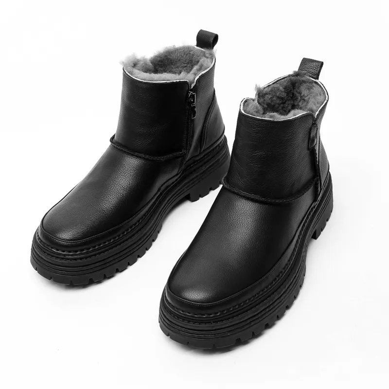 Paladin Short Snow Boots Men's Black-3