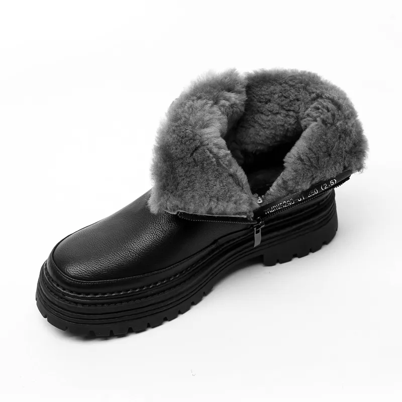 Paladin Short Snow Boots Men's Black-1