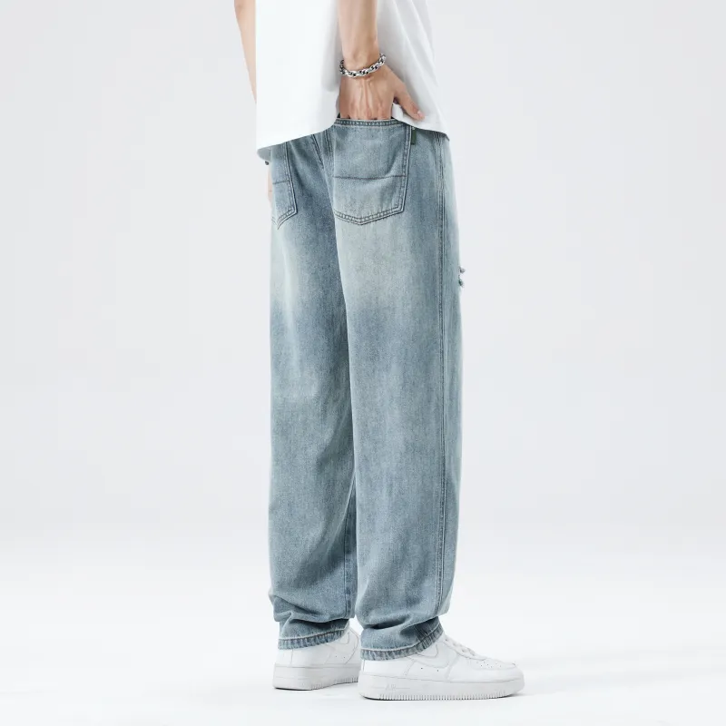 A.B.X Jeans Unisex Vintage Blue-5