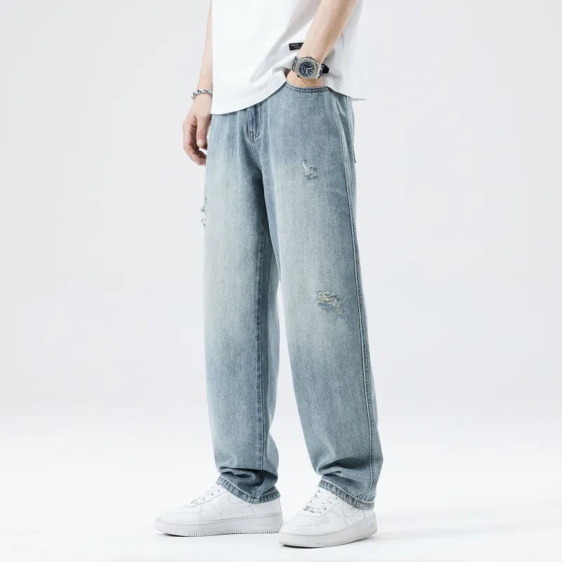 A.B.X Jeans Unisex Vintage Blue-3