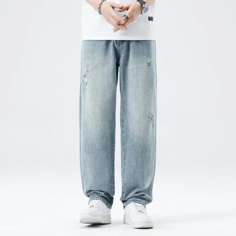 A.B.X Jeans Unisex Vintage Blue-2