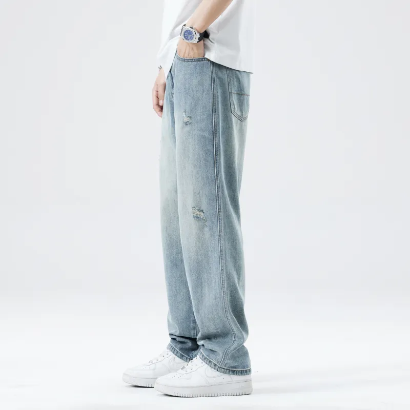 A.B.X Jeans Unisex Vintage Blue-4