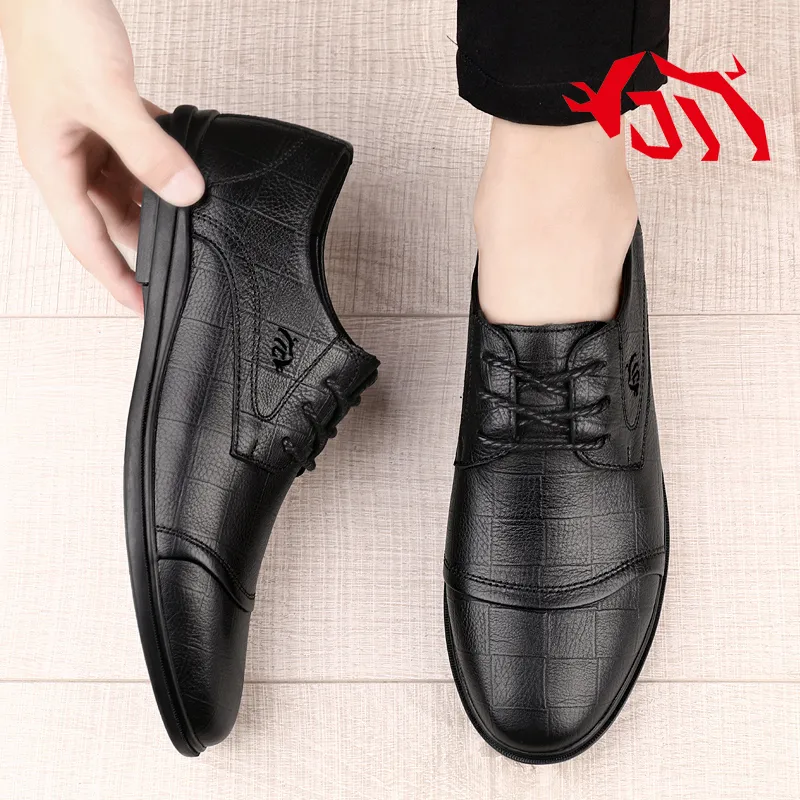 Bull Thunder Dress Shoes Men Low Top-5