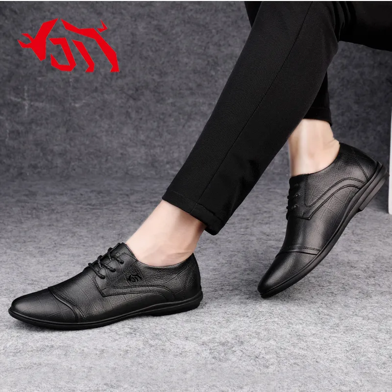 Bull Thunder Dress Shoes Men Low Top-3