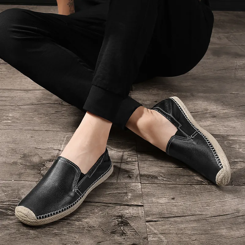 Bull Thunder Espadrilles Men's Black-6